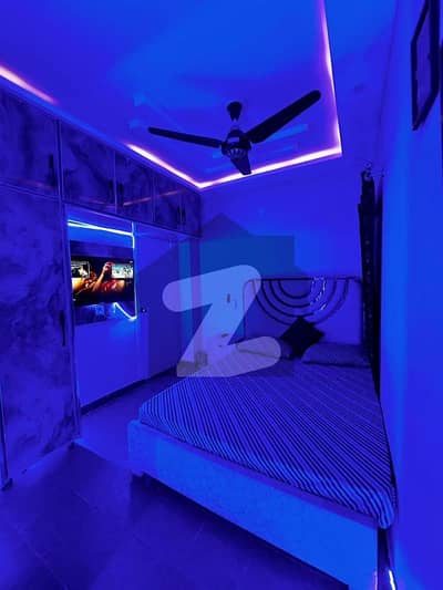 Studio Brand New Furnished Flat Available For Rent 4th Floor Ready To Move Near To Emporium Mall