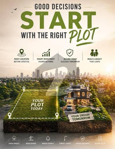 5 Marla Residential Plot For Sale In Huraira Block