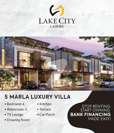 5 Marla House on Easy Installments in Etihad Town, Lahore
