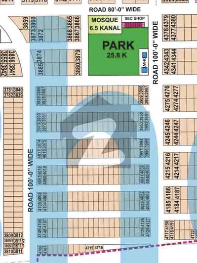 DHA Phase 7 Corner Plot For Sale In DHA Lahore Paper Available On Prime Location