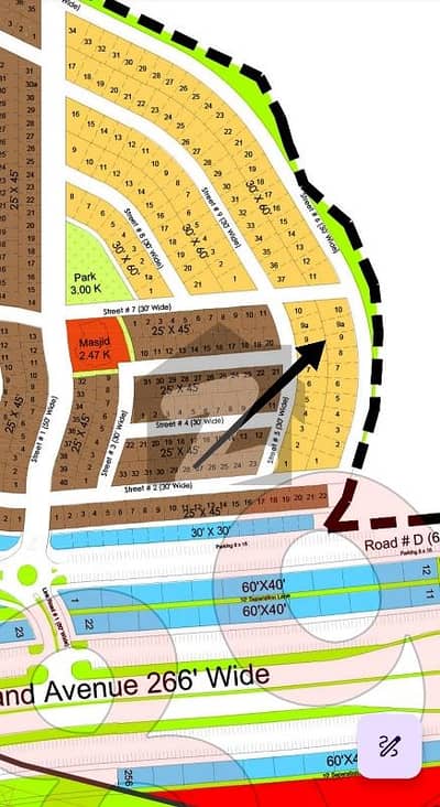 Plot 9. Street 6. Sector E. DHA 4 River View North (RVN)