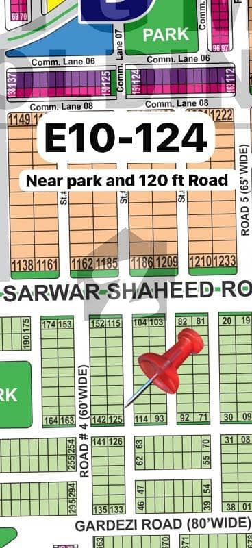 DHA Multan Sector E10 Marla Residential Plot Near To Park, Masjid And Commercial.