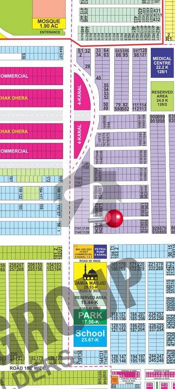 1 kanal Plot For Sale At DHA Phase 7 Sector S