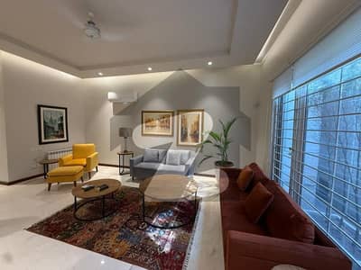 F-7 lower portion 2bedroom with Laung Fully Luxury Furnished include bills elec gass