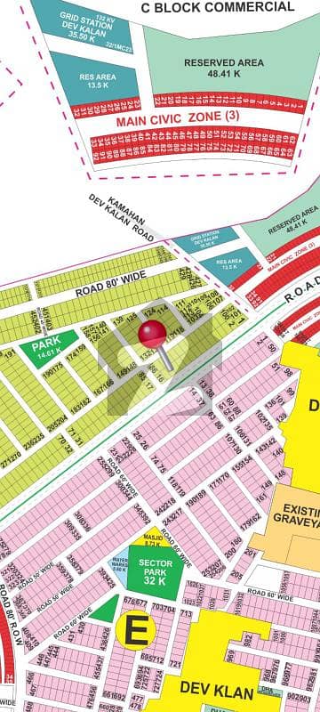 1 kanal Plot For Sale At DHA Phase 9 Prism Super Hot Plot At 150 Feet Roat