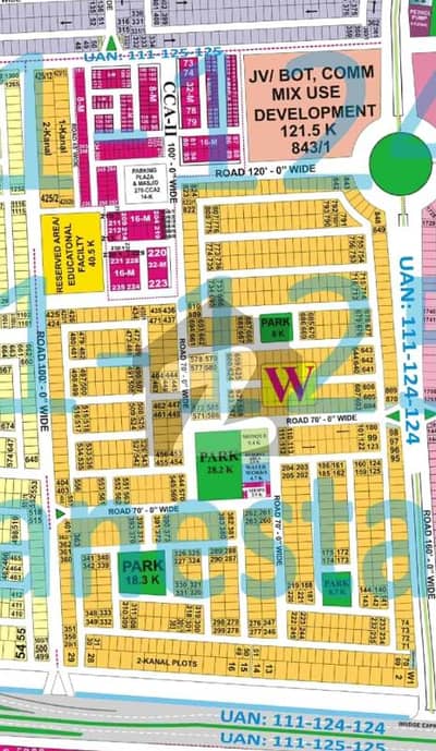 2 Kanal Prime Plot For Sale In DHA Phase 8 Block W, Lahore