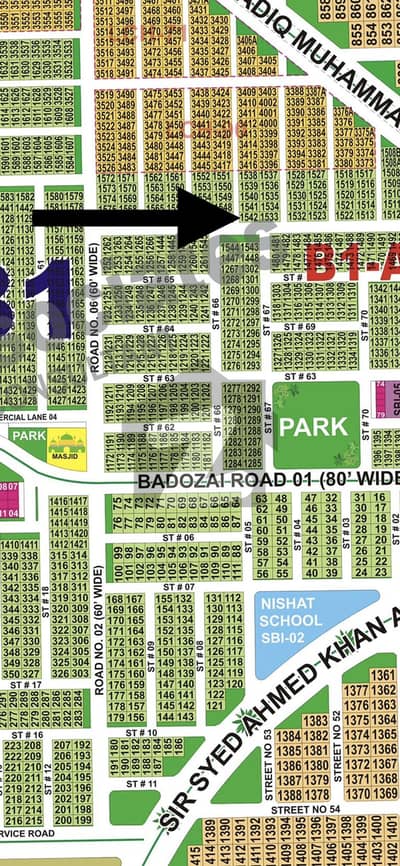 10 Marla B1 Prime Location Corner Plot Available
