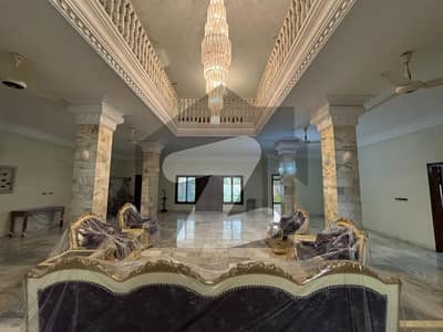 MAGNIFICENT 2000 SQ YD 8-BEDROOM EXECUTIVE BUNGALOW FOR RENT IN DHA PHASE 5 (KHAYABAN-E-HAFIZ)