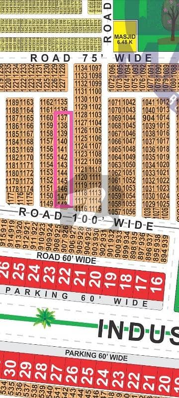 1 Kanal Plot For sale Direct access From 100'Feet Road Near park Masjid
