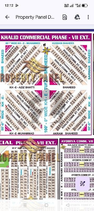 100 Yard Commercial Plot For Sale Phase 7 Extension