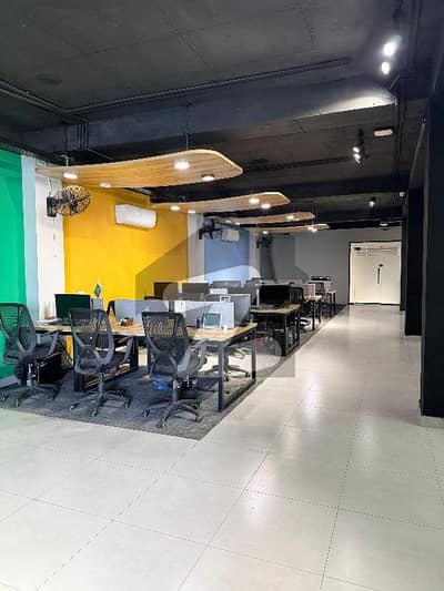 FURNISHED 01 KANAL COMMERCIAL OFFICE FOR RENT IN JOHAR TOWN BLOCK H3 LAHORE