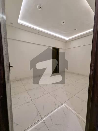 KING PRESIDENCY NEW PROJECT FLATE AVAILABLE FOR RENT 3 BEDROOM ATTACHED WASHROOM ROAD FACING WEST OPEN GULISTAN E JOHAR BLOCK 3A NEAR MUNAWWAR CHOWRANGI