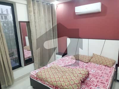 2 Bed Furnished Apartment Available With Washing Machine For Rent In Sector E Bahria Town Lahore