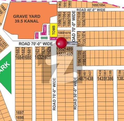 1 Kanal Plot For Sale At DHA Phase 7 Sector Y Croner Super Hot Plot