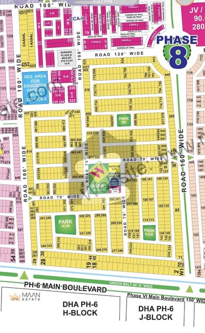 Top Location Main Road Facing 90' Green Belt near DOLMEN MALL