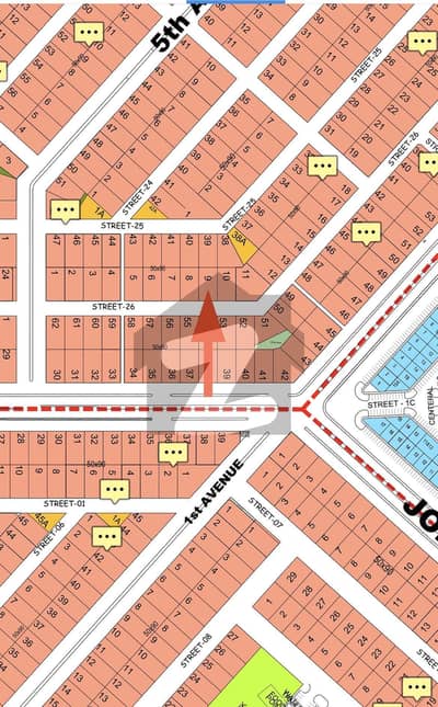 20 Marla Residential Plot For Sale In DHA Phase 5 - Sector A