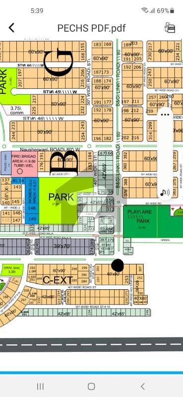 1 Kanal Residential Plot In PECHS, Islamabad