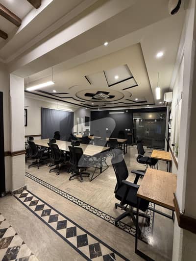 Fully Furnished Premium 25-30 Seating Capacity Office For Rent Main Commercial Boulevard, F2 Block, Wapda Town