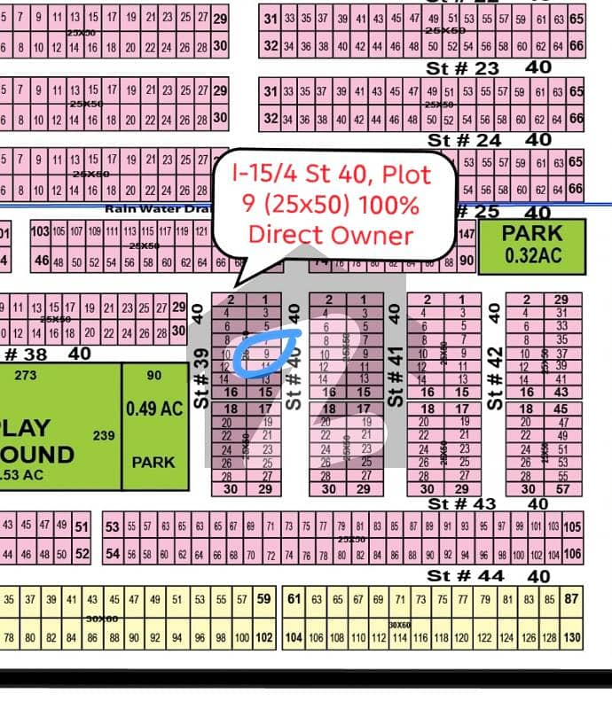 Direct Owner Plot List 25x50 Direct Owner Plot List 25x50