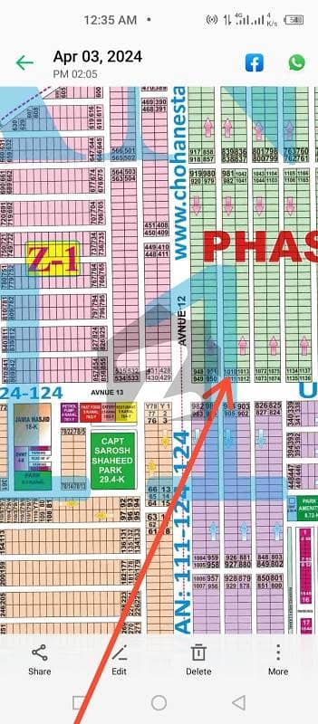 W. 1010 Super Hot Location Plot For Sale