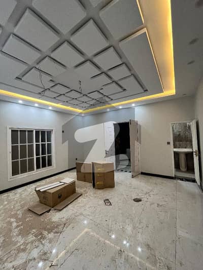 400 Sq. Yards 1st Floor 4 Bed DD Brand New Portion Available For Rent.