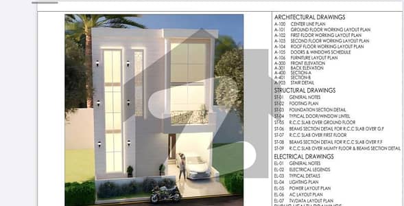 5 Marla Grey Structure House for Sale in Etihad Town 4 Beds | Prime Location