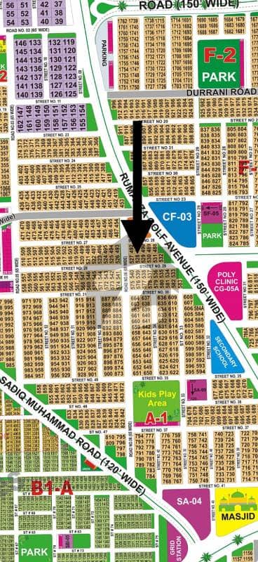 Next To Corner Prime Location Plot For Sale In Sector A