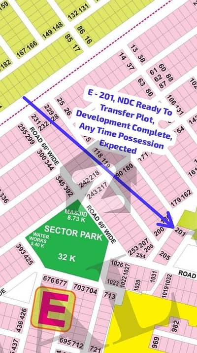 Near Sector Park Mosque Sial Estate Offers . E - 201 . Cheapest Kanal Ready To Transfer Plot For Sale . All Development Complete,Any Time Possession Expected.