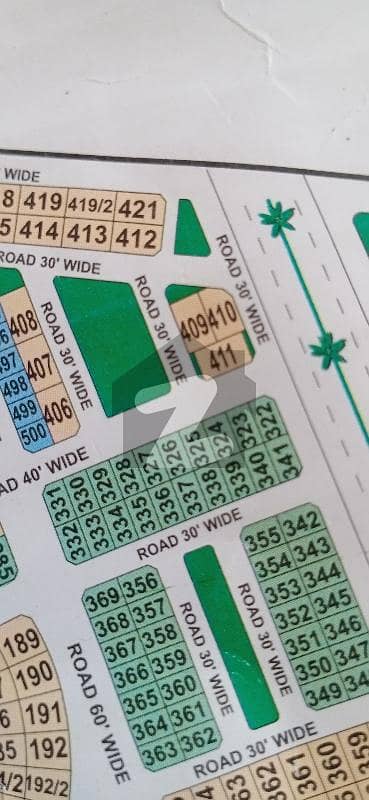 240 Yards Corner Green Belt West Open With Free Parking