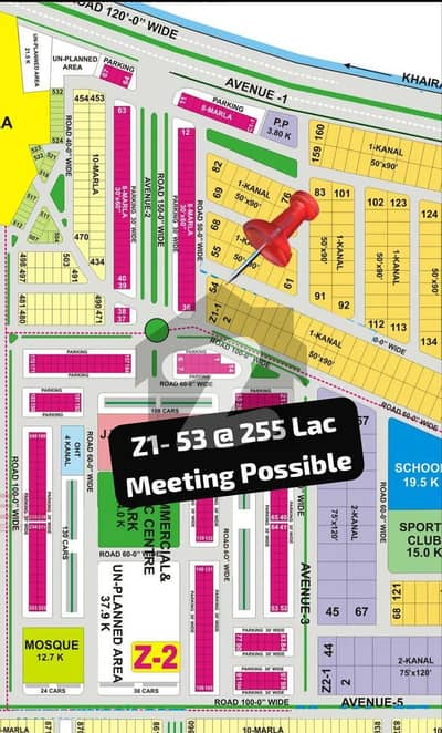 Plot no 53 Block Z1 Available For Sale