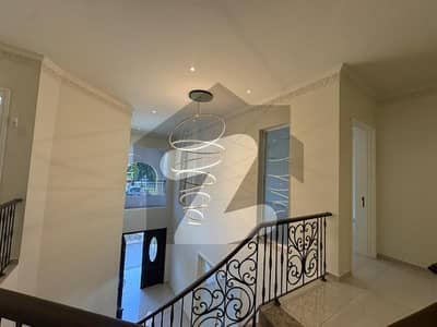 Luxurious 1 Kanal Designer House for Sale Prime Boulevard Location! Double Heighted 6 Bedroom A+ Construction 20 Kw Solar Install Bahria Enclave Islamabad