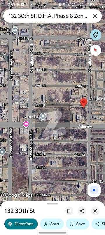50 front big front plot for sale in dha phase 8