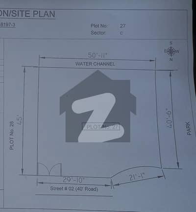 Beautiful 9.61 Marla Plot 10 marla catagory, Corner , Facing Park, near to all amenities,50' Front for better Elevation,adjacent to M5 Block  Plot On my Name