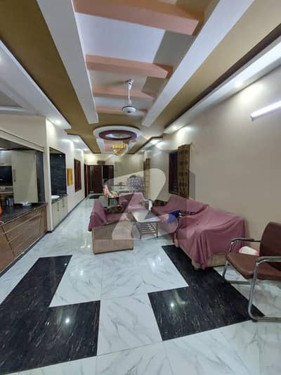 300 Square Yards 1st Floor Portion For Sale 3 Bed DD Lounge Terrace Block 12 Gulistan-E-Jauhar Karachi Near Main Road Munawar Chowrangi