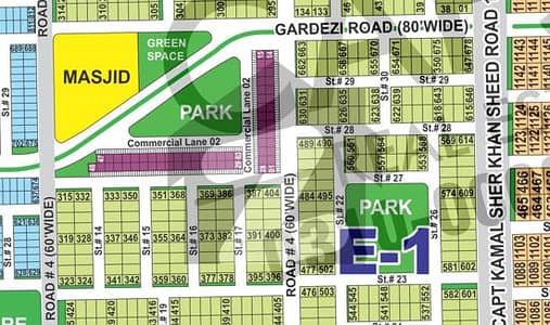 10 Marla L Prime Location Plot Sector E1, DHA Multan | Ideal For Dream Home Or Investment