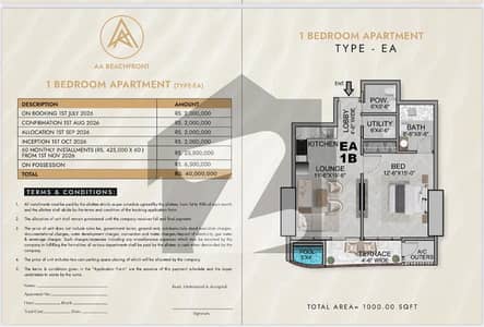 AA Beach Front New project launched in HMR Water phase 8