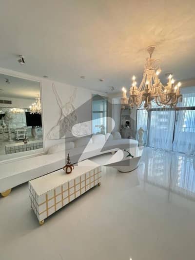 Emaar Reef Tower | Designer Furnished 2-Bedroom Luxury Apartment for Rent | Premium Seafront Living