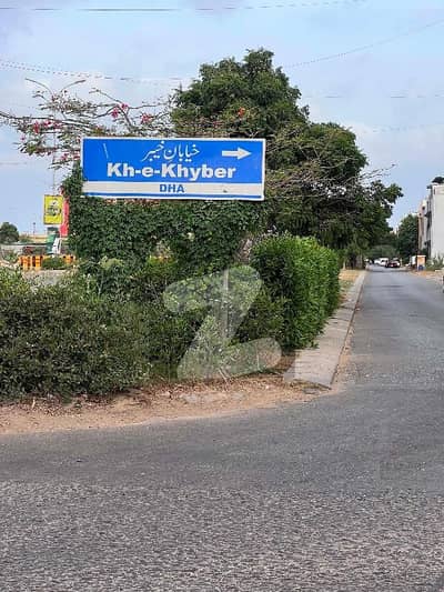 DHA phase 8  khayaban e Khyber  500 square yard  35 street khyber  corner plot  prime location