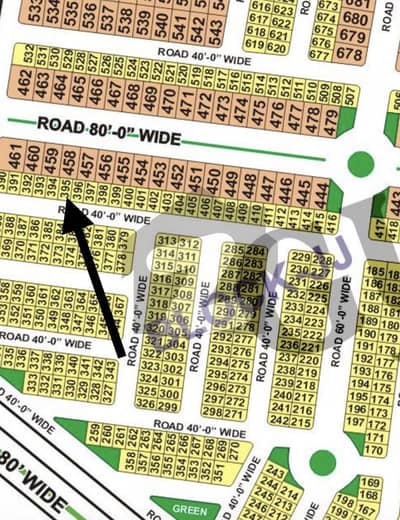 5 Marla plot available for sale JJ block in Citi Housing Grw