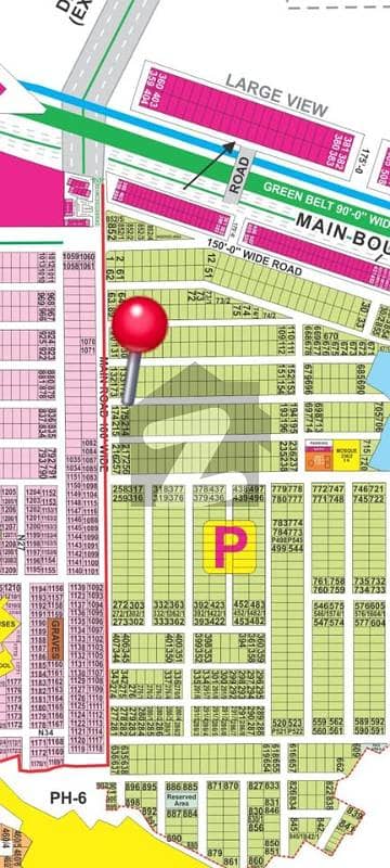 1 kanal Plot For Sale At DHA Phase 7 Sector P