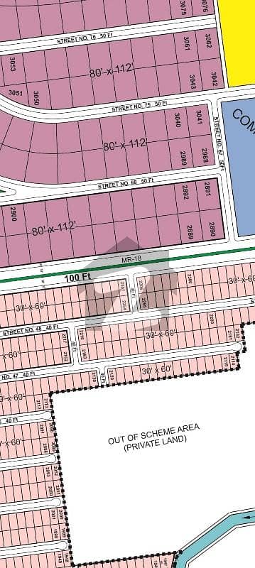8 Marla MDR Plot Block G Multi Garden B-17 For Sale