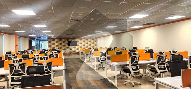 Main Road New Ready IT Office 3000 Sqft with AC , Power Backup ,Lift etc for rent in I-9