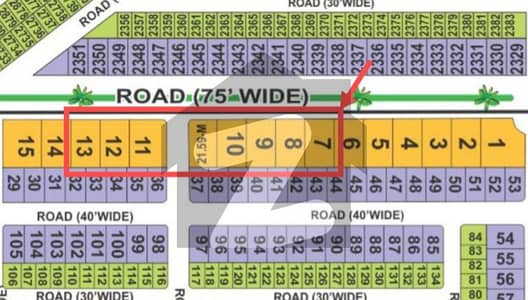 1 Kanal Residential Plot (Half Possession Paid & Transfer free) For Sale In Crystal Block Park View City Lahore