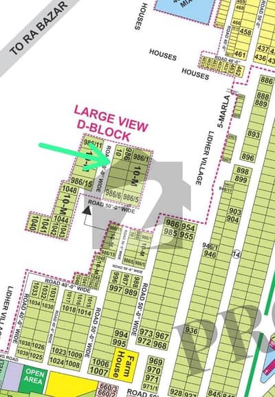 DHA Lahore Phase 6 C Block 10 Marla possession plot available for sale Block C Measuring 10 Marla ready for possession