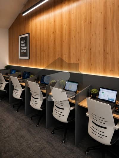 Fully Furnished Office Portion | 30+ Seats | Fast Internet | Inverter AC | Wall to wall carpeted | UPS Backup | Near Safari Hospital and Car Chowk