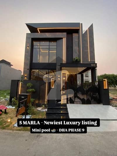 DHA 5 MARLA (THE CRUISE) Most Luxurious House With Pool N Water Falls