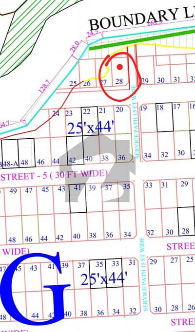 4 Marla Plot, G Block, New City Phase-2
