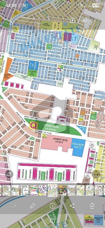 1 Kanal Hot Location Plot For Sale In DHA Phase 9 Prism Q Block Near Theme Park 120ft Wide Road Possession Plot