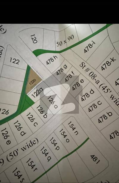 16marla Semi Corner Plot With 70ft Front For Sale