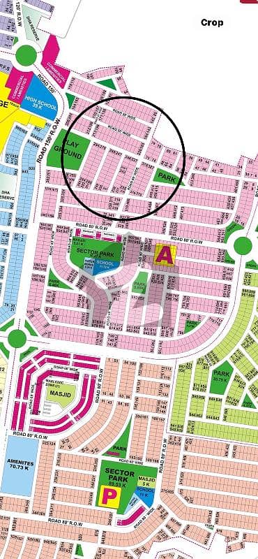 DHA Phase 9 Prism block A hot Location Plot For Sale